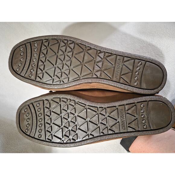 NEW Minnetonka sz 10 Suede Leather Moccasin Loafers Dress Women - Picture 6 of 10